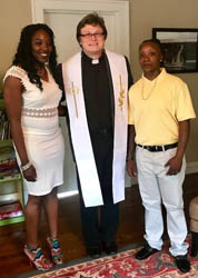 Rev. Bob with April and Lizzie
