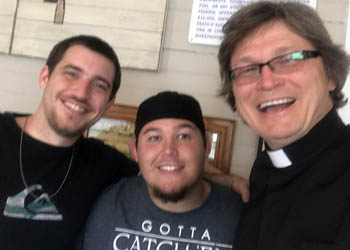 Rev. Bob with Shawn and David
