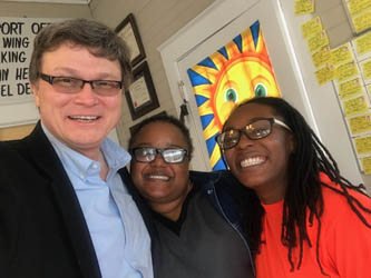 Rev. Bob with La'Kesha and Kendra
